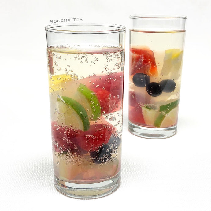 Sejak Sparkling Tea with Kanten Fruit Jelly