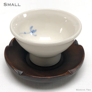 Flower Wooden Saucers
