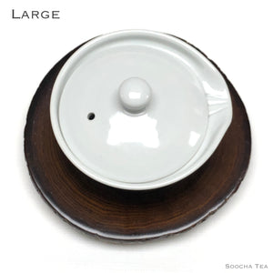 Natural Cut Wooden Saucers