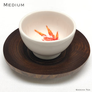 Natural Cut Wooden Saucers