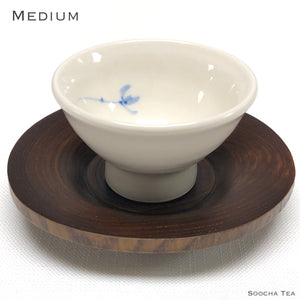 Natural Cut Wooden Saucers