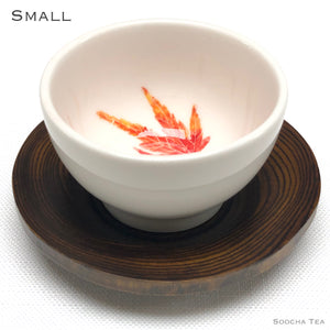 Natural Cut Wooden Saucers
