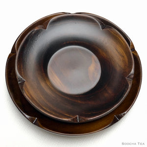 Flower Wooden Saucers
