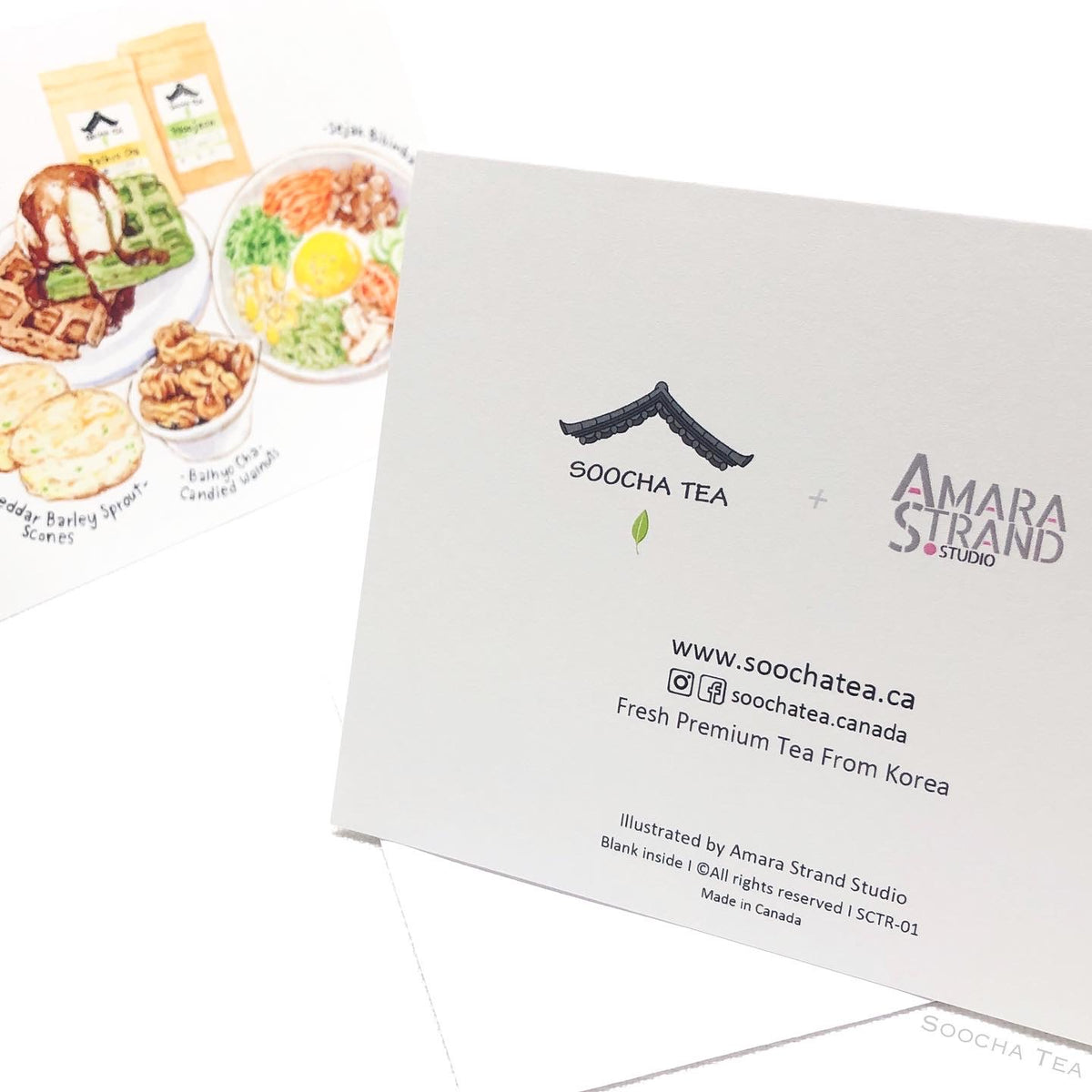 Soocha Tea Recipe Greeting Card | Soocha Tea