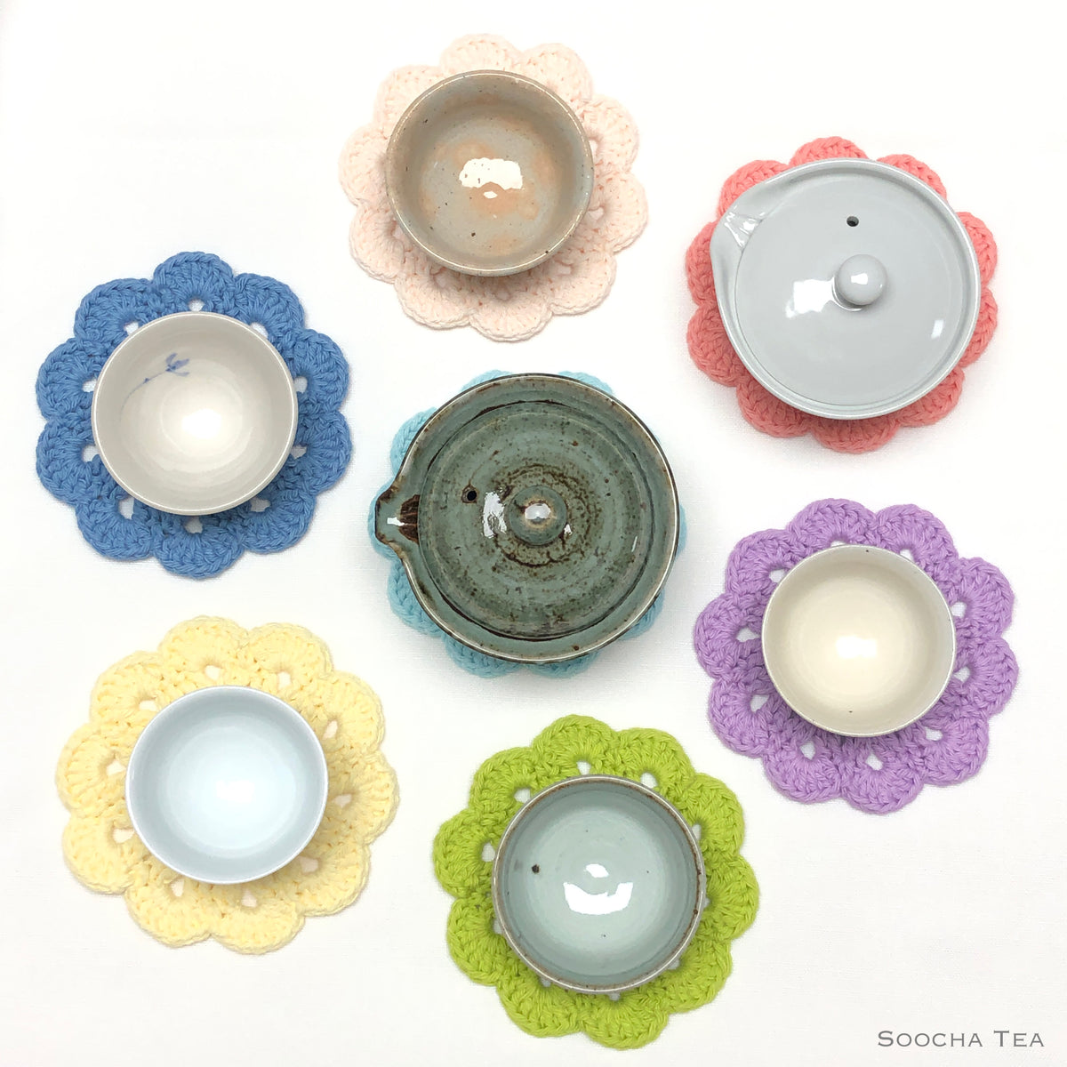 Flower Coasters | Soocha Tea