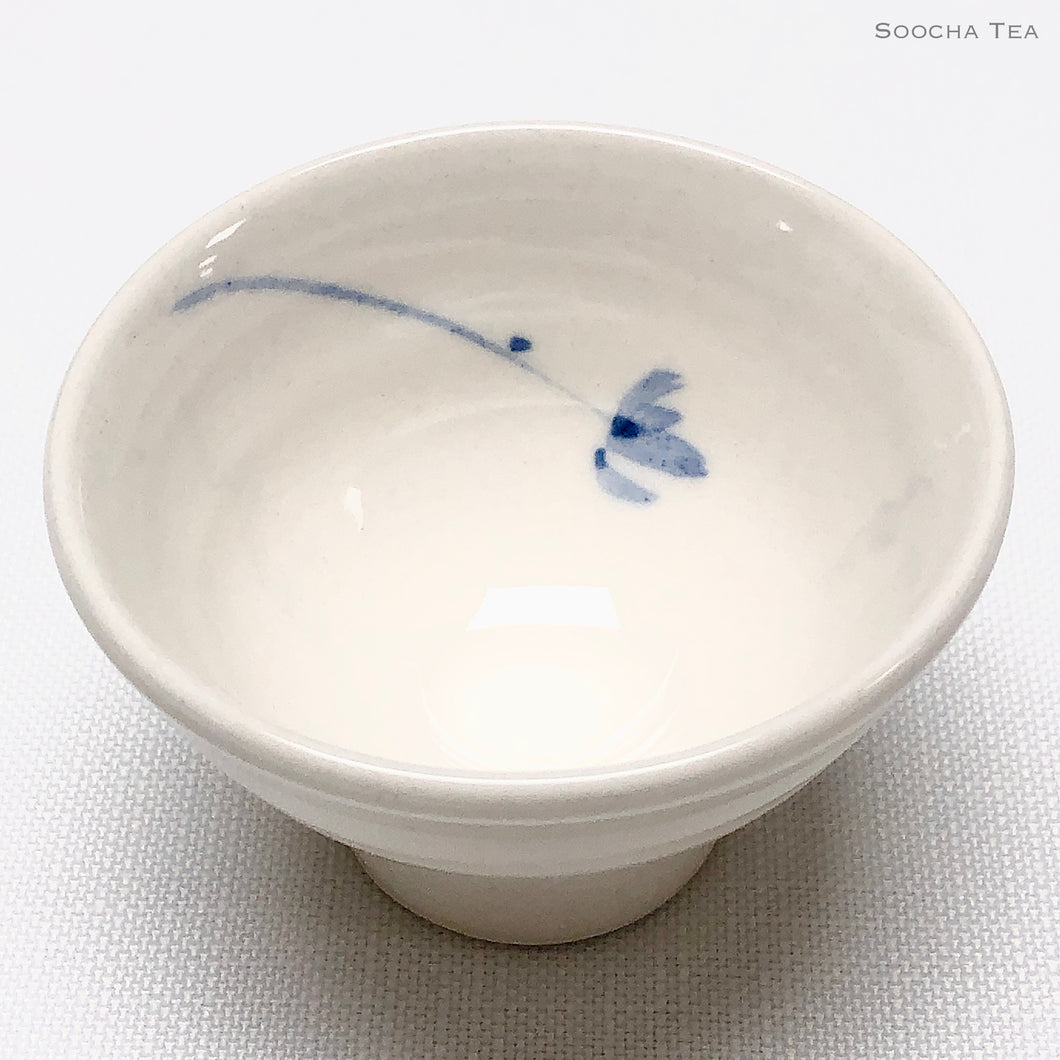 Blue Flower Tea Cup